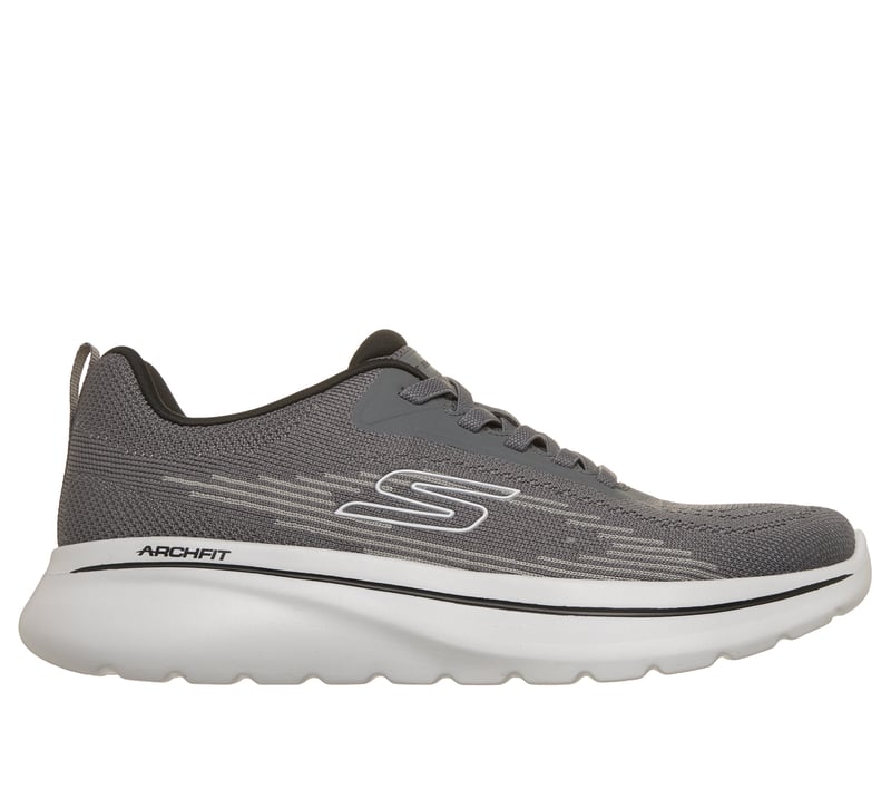 Relaxed Fit: GO WALK Arch Fit N-Joy - Nate, GRAY, fullimage number 0
