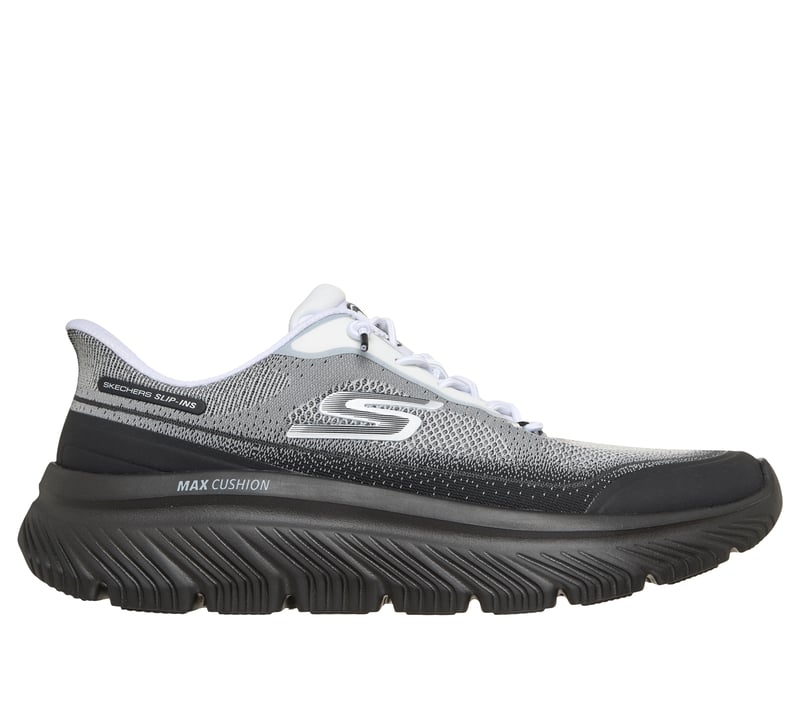 Skechers Slip-ins: GO WALK Max Cushioning - Zoltar, BLACK / WHITE, fullimage number 0