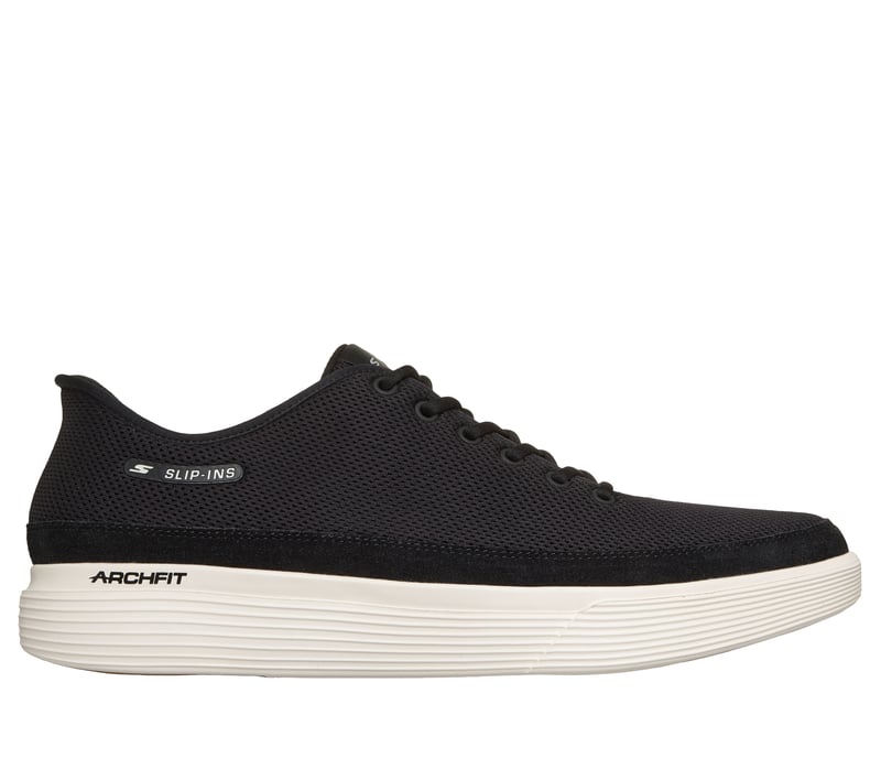 Skechers Slip-ins Arch Fit: GO WALK Commuter - Carson, BLACK / WHITE, fullimage number 0