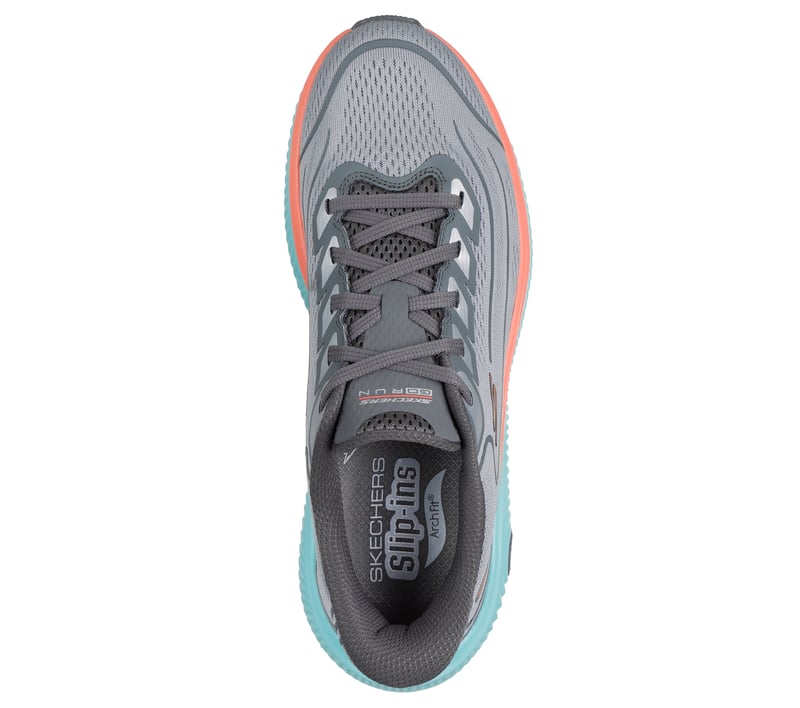 Skechers Performance Slip Ins Sneakers Mens Size 10.5 Grey Orange Athletic Skechers Men main image 3