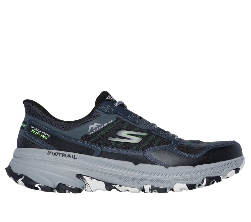 Skechers Slip-ins: GO RUN Trail Altitude 2.0 - Rocky Hill, BLACK / GRAY, fullimage number 0