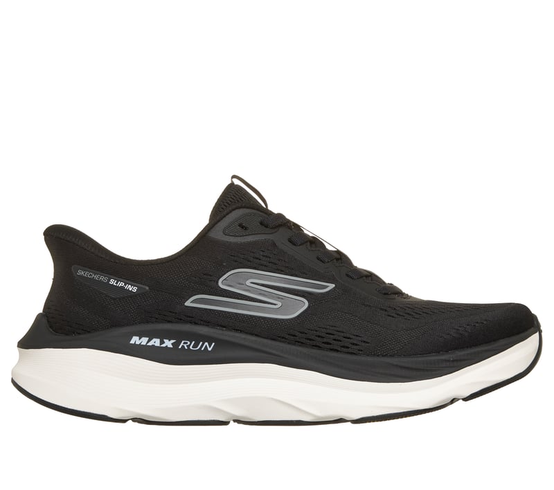 Skechers Slip-ins: Max Run, BLACK / WHITE, fullimage number 0