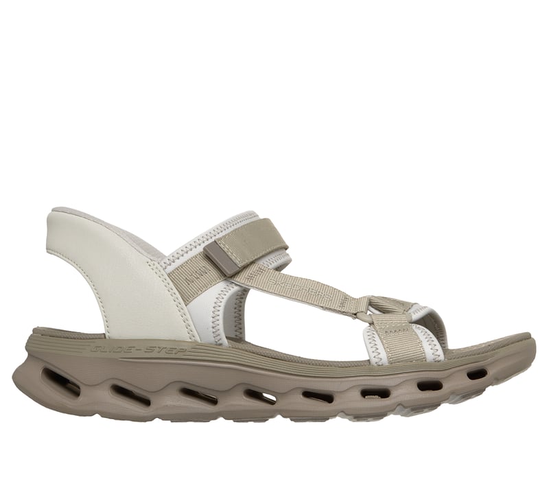 Skechers Slip-ins: GO WALK Glide-Step 2.0 Sandal - Gerry, NATURAL / TAUPE, fullimage number 0