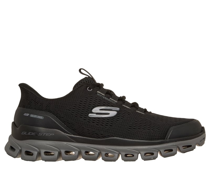 Skechers Slip-ins Waterproof: Glide-Step - Sorran, BLACK / CHARCOAL, fullimage number 0