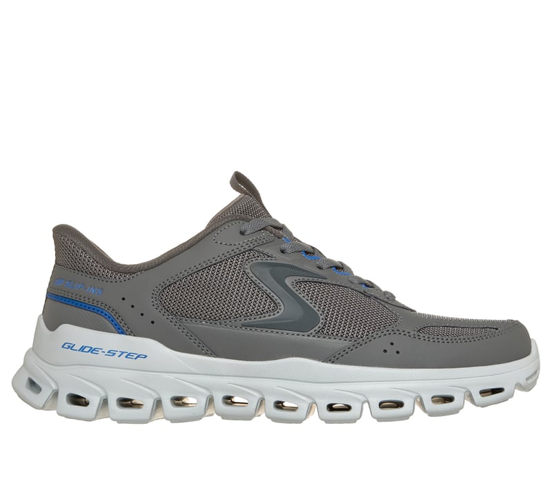 Skechers Slip-ins: Glide-Step - Walston, GRAY / BLUE, fullimage number 0
