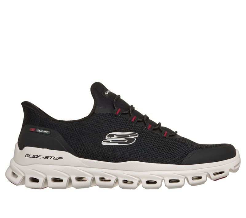 Skechers Slip-ins: Glide-Step - Remnynt, BLACK / RED, fullimage number 0
