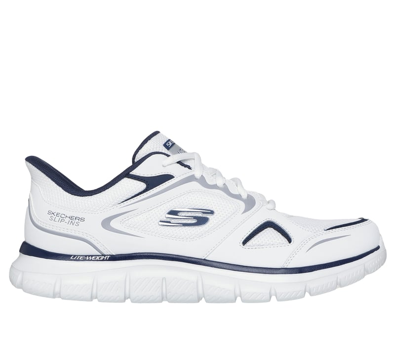 Skechers Slip-ins: Track - Ezral, WHITE / NAVY, fullimage number 0