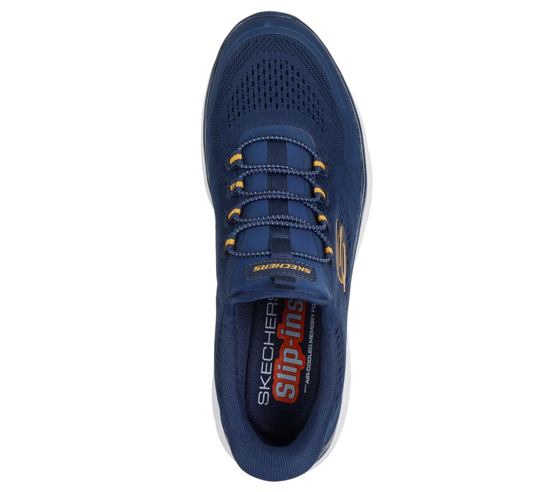 Skechers Blue and Yellow Slip-ins with Air-Cooled Memory Foam Skechers Womens Slip-Ins Max Cushioning Elite 2.0 Shoes  main image 2