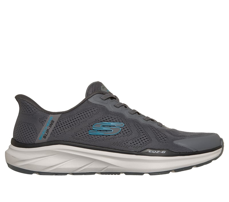 Skechers Slip-ins Relaxed Fit: Equalizer 6.0 - Durran, CHARCOAL/BLUE, fullimage number 0