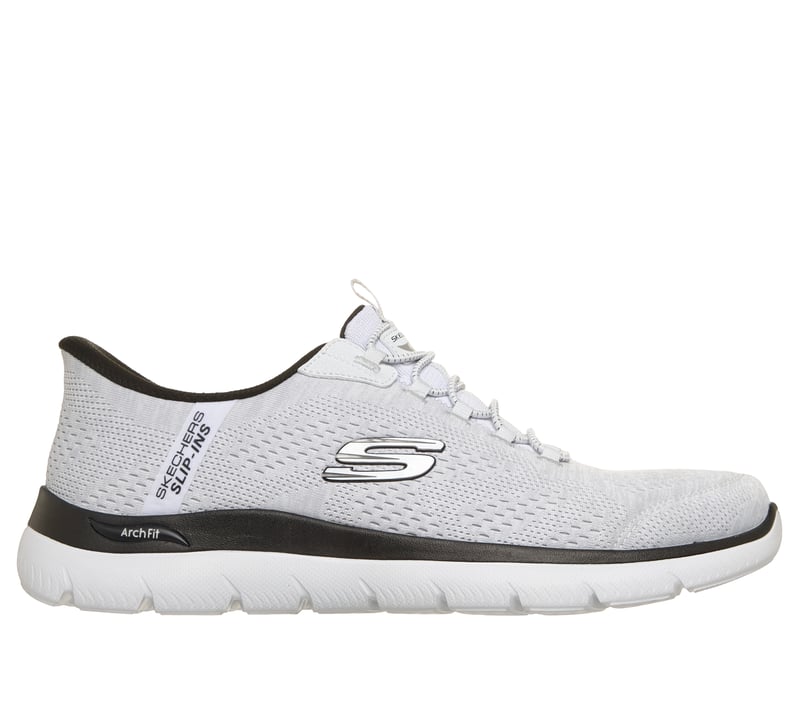 Skechers Slip-ins: Arch Fit Summits - Vorken, BLANC / NOIR, fullimage number 0