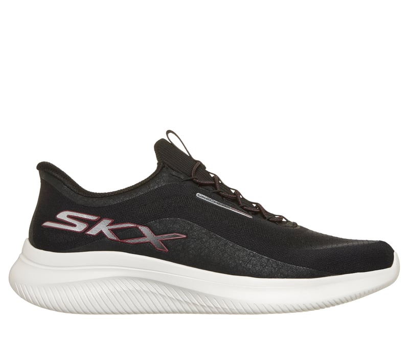 Skechers Slip-ins: Ultra Flex 4.0 - Swooner, BLACK / RED, fullimage number 0