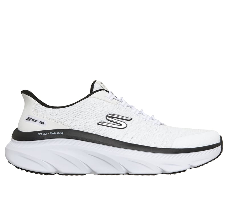 Skechers Slip-ins Relaxed Fit: D'Lux Walker 3.0 - Drevven, WHITE / BLACK, fullimage number 0