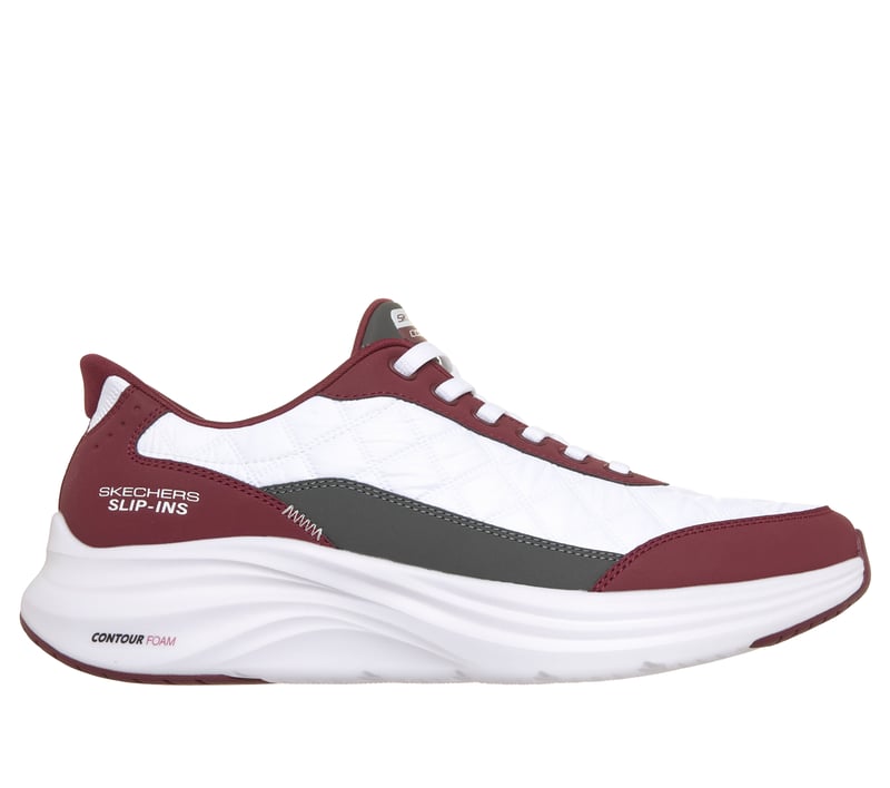 Skechers Slip-ins: Contour Foam - Cozy Fit Kiroh, WHITE / BURGUNDY, fullimage number 0