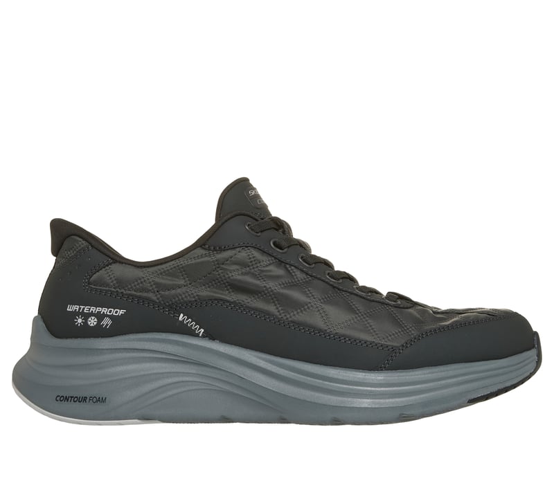 Skechers Slip-ins: Contour Foam - Cozy Fit Rain Club, BLACK / CHARCOAL, fullimage number 0