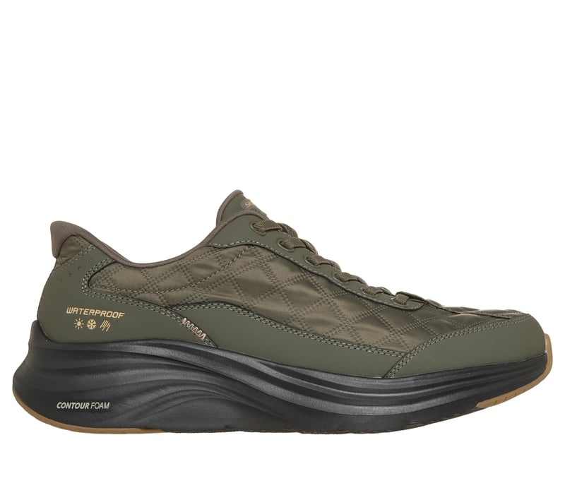Skechers Slip-ins: Contour Foam - Cozy Fit Rain Club, OLIVE / BLACK, fullimage number 0