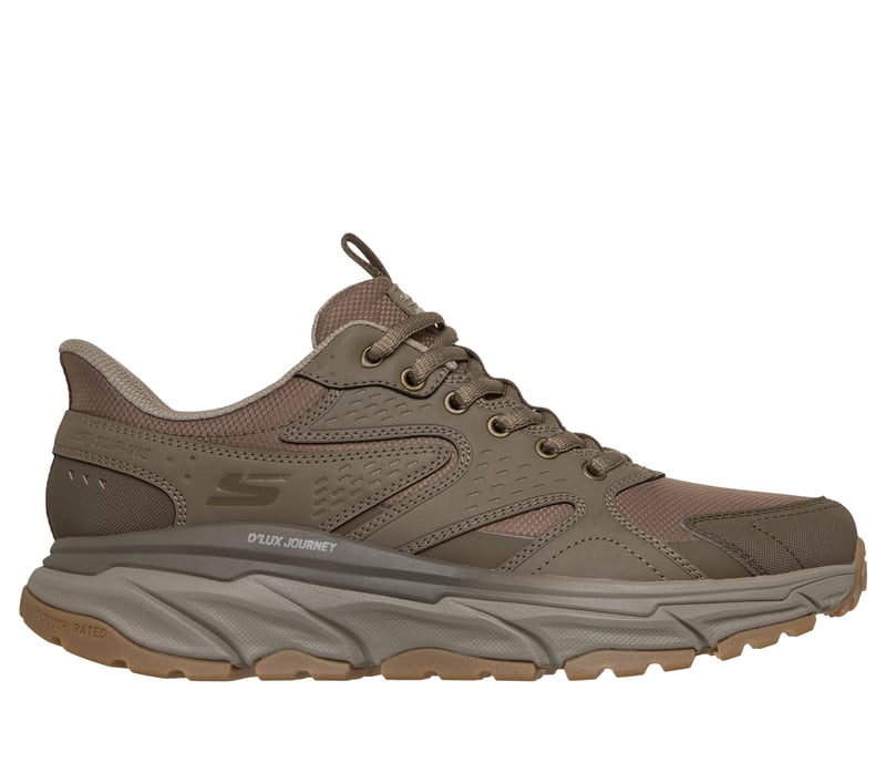 Skechers Slip-ins Relaxed Fit: D'Lux Journey - Sand Point Creek, CIEMNY SZAROBRAZOWY, fullimage number 0