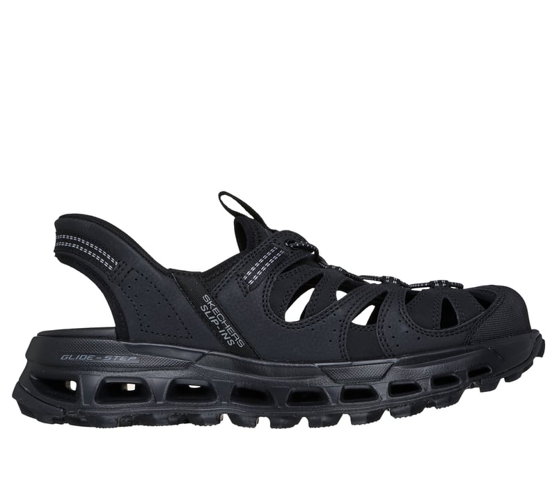 Skechers Slip-ins: Glide-Step Trail Sandal, BLACK, fullimage number 0