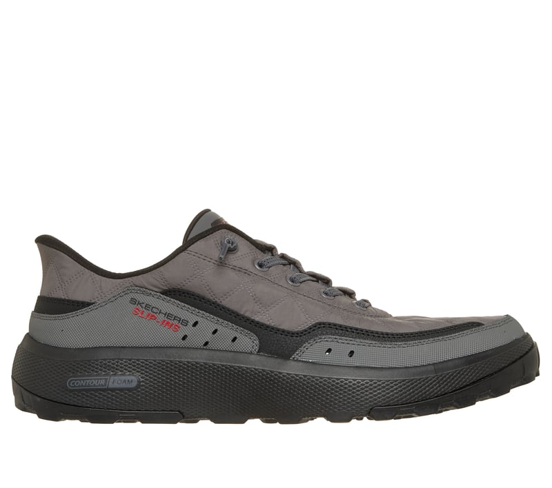Skechers Slip-ins Relaxed Fit: Urban Explore - Cozy Fit, CHARCOAL/BLACK, fullimage number 0