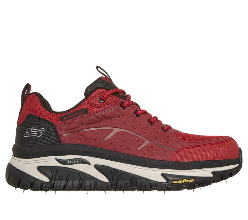 Waterproof: Arch Fit Road Walker - Vernal, RED / BLACK, fullimage number 0