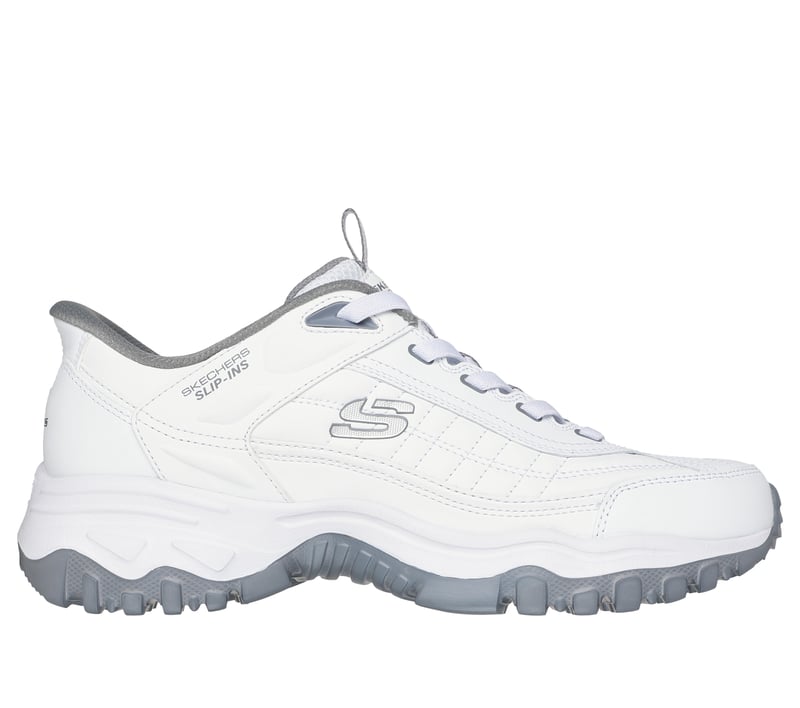 Skechers Slip-ins: E'Lite Afterburn - Grill Corporal, WHITE / GRAY, fullimage number 0