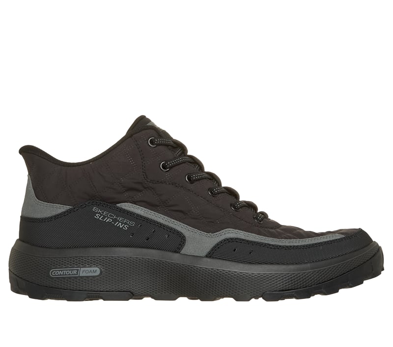 Skechers Slip-ins Relaxed Fit: Urban Explore - Cozy Fit Willow Trail, NOIR / GRIS ANTHRACITE, fullimage number 0