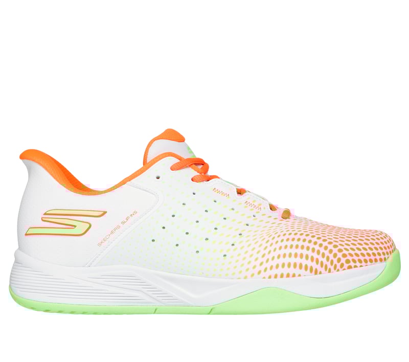Skechers Slip-ins Relaxed Fit: Viper Court Reload, WHITE / ORANGE, fullimage number 0