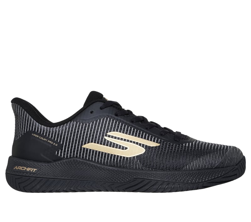 Skechers Viper Court Pro 2.0, BLACK / GOLD, fullimage number 0