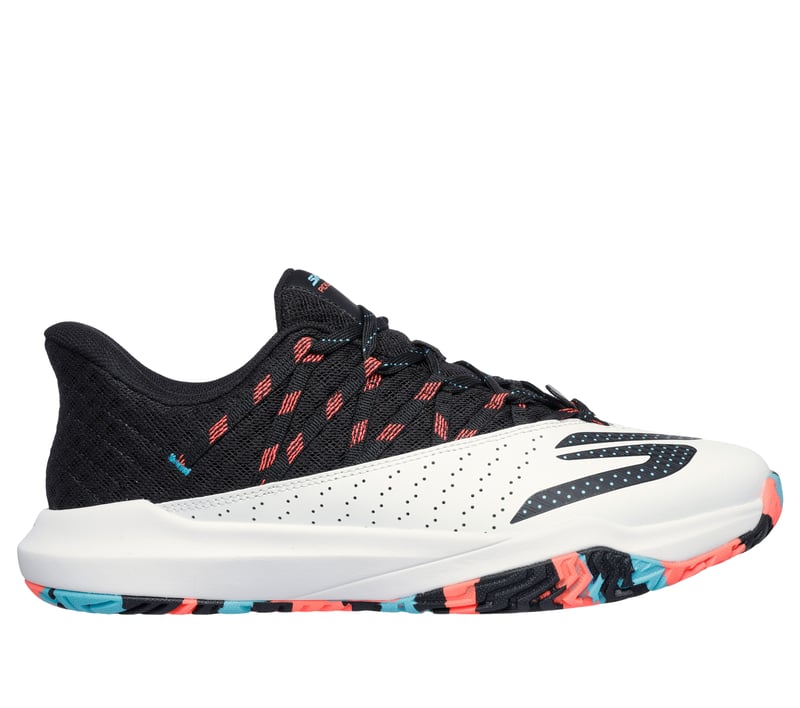 Skechers Viper Court Rally, WHITE / PINK / LIGHT BLUE, fullimage number 0