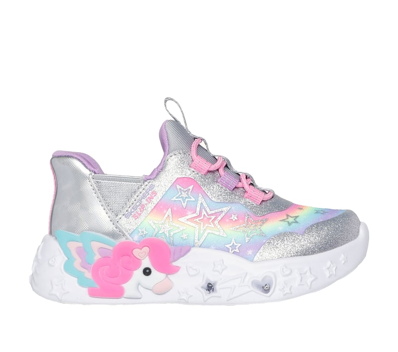 Skechers Slip-ins: Unicorn Charmer - Lil Starlite, ARGENT / MULTI, fullimage number 0