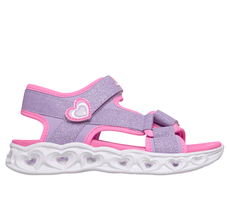 S-Lights: Heart Lights Sandal - Sugar Sparks, LAVANDA / ROSA, fullimage number 0