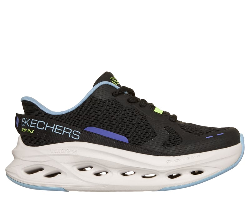 Skechers Slip-ins: Max Cushioning Glide-Step - Smooth Soles, NOIR / BLEU, fullimage number 0