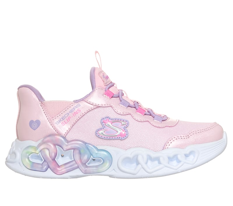 Skechers Slip-ins: Infinite Heart Lights -  Sparkle Heart, ROSE CLAIR, fullimage number 0