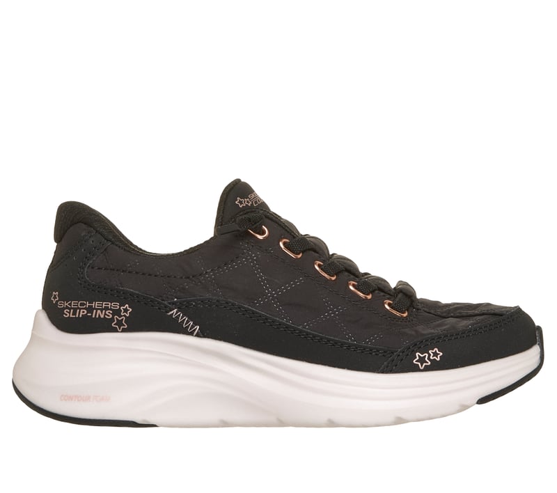 Skechers Slip-ins: Contour Foam - Cozy Fit, NEGRO / ORO ROSA, fullimage number 0
