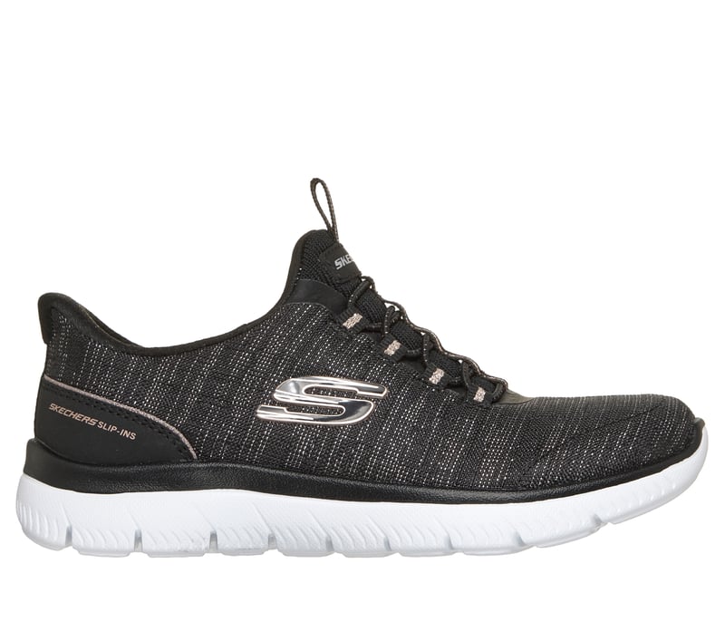 Skechers Slip-ins: Summits - Sparkline, BLACK / ROSE GOLD, fullimage number 0