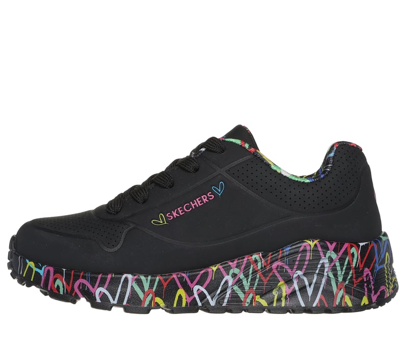 Skechers x JGoldcrown: Uno Lite - Lovely Luv, SCHWARZ / MEHRFARBIG, fullimage number 0