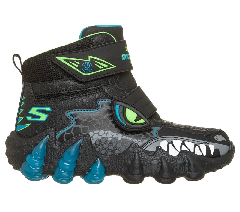 S-Lights: Skech-O-Saurus Lights 2.0 - Arctic Dino, BLACK / LIME, fullimage number 0
