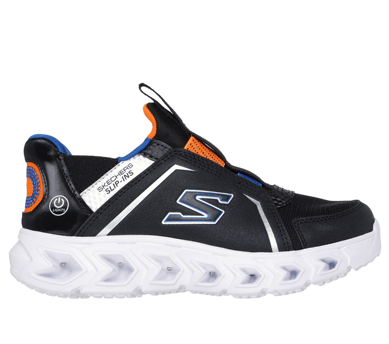 Skechers Slip-ins: Hypno-Flash 2.0 - Vexlux, NOIR / BLEU / ORANGE, fullimage number 0