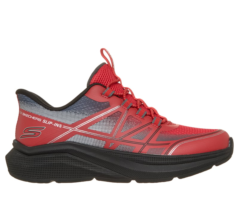 Skechers Slip-ins: Microspec Velocity - Grid-Shift, ROUGE / NOIR, fullimage number 0