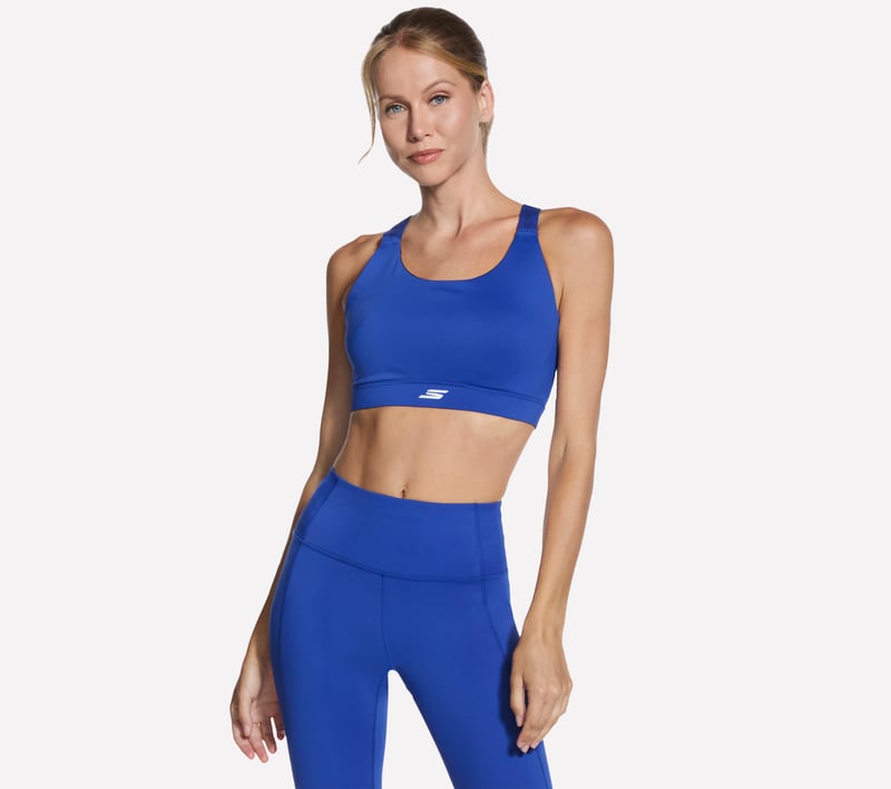 Skechers Tempo Bra, BLUE / GOLD, fullimage number 0
