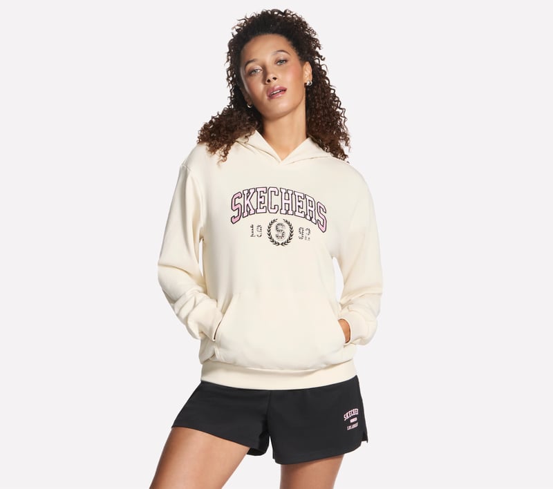 Varsity Hoodie, PEBBLE / GRAY, fullimage number 0