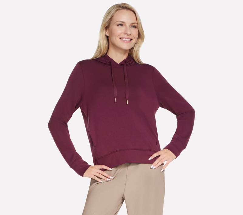 Cozy Luxe Hoodie, BOURGOGNE / ROSE, fullimage number 0
