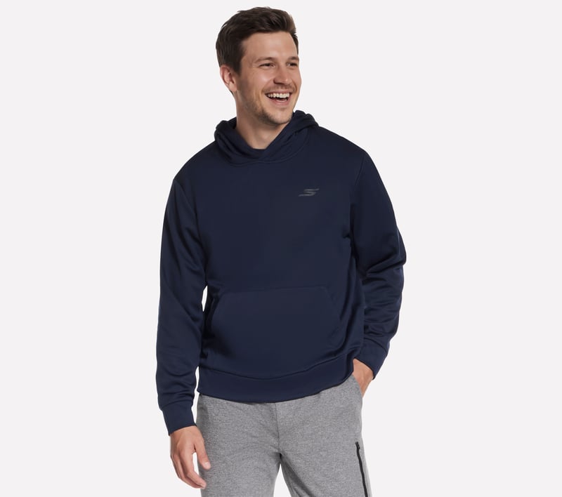 SkechTech Fleece Pace Hoodie, NAVY, fullimage number 0