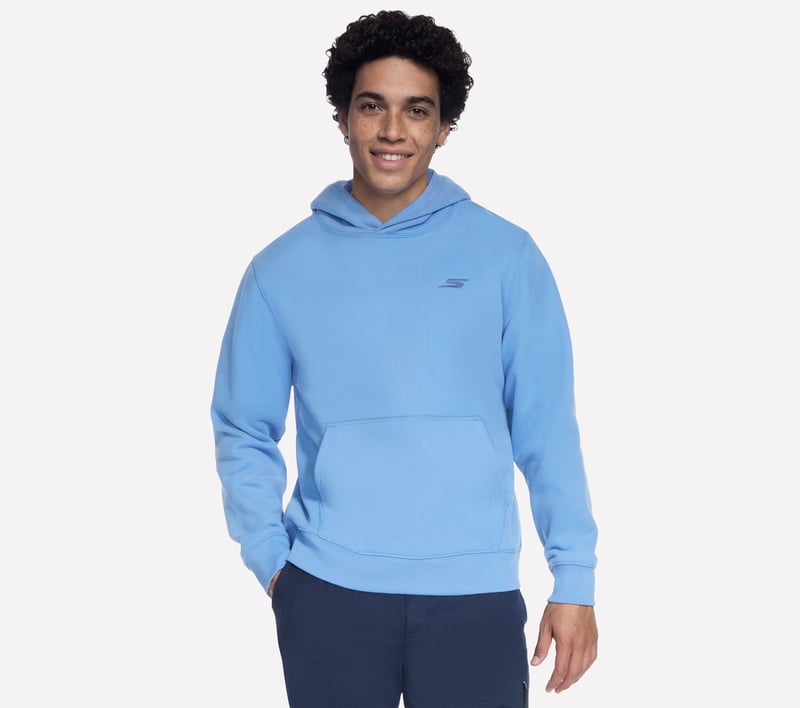 Max Soft Hoodie, WHITE / PERIWINKLE, fullimage number 0