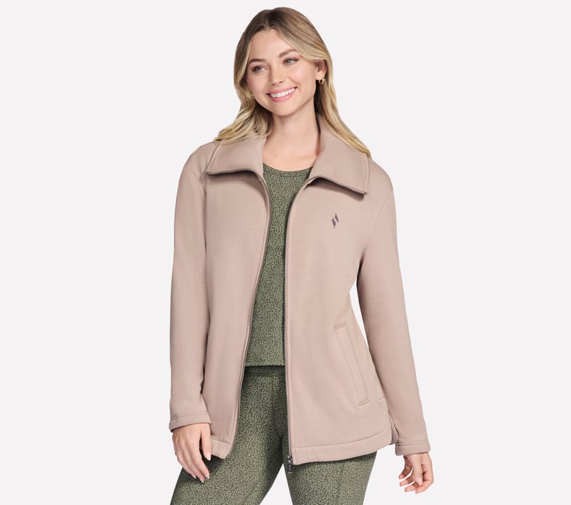 GO SNUGGLE Tunic Full Zip Jacket, TPBR, fullimage number 0
