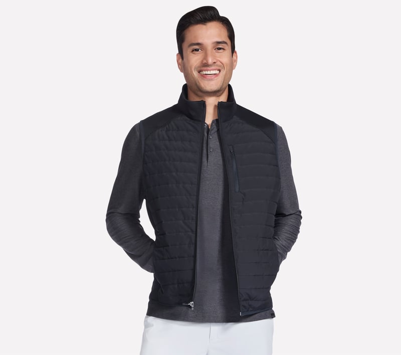 GO SHIELD Cozy Fit Hybrid Vest, BLACK, fullimage number 0