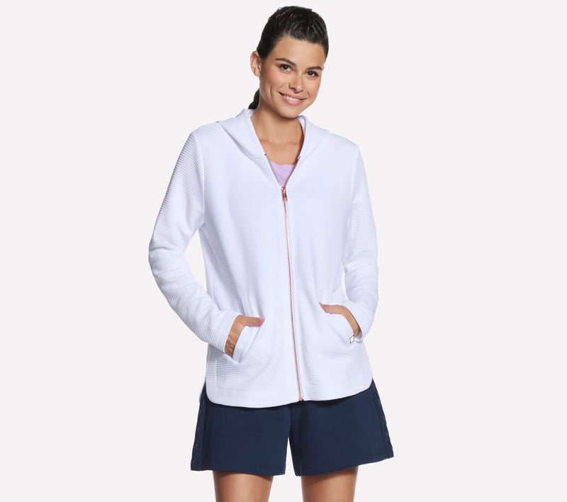 GO WALK Everywhere Tunic Jacket, WHITE, fullimage number 0