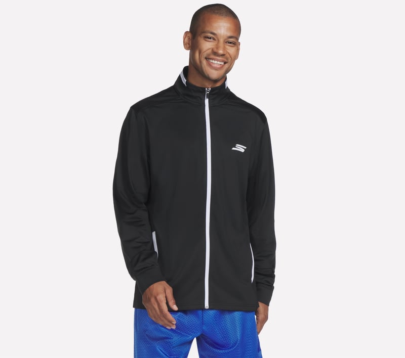 Hoops Track Jacket, BLACK, fullimage number 0