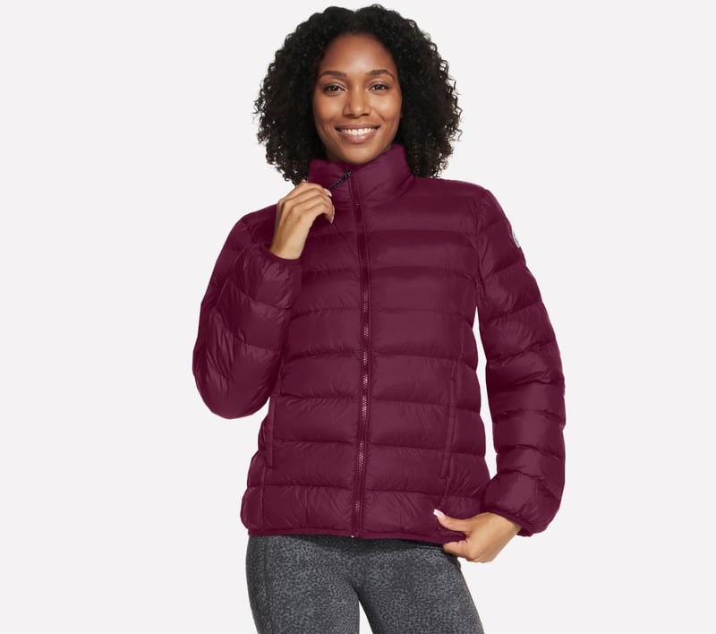 Cozy Fit Jacket, BURGUNDY / PINK, fullimage number 0