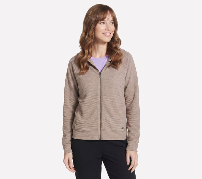 GO Luxe Ottoman Jacket, NATURAL / ORANGE, fullimage number 0