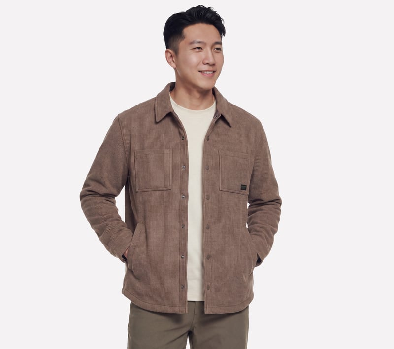 Sherpa Lined Quilted Jacket, BRAUN / NATUR, fullimage number 0